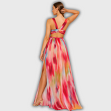 Freya | Vestido maxi estampado