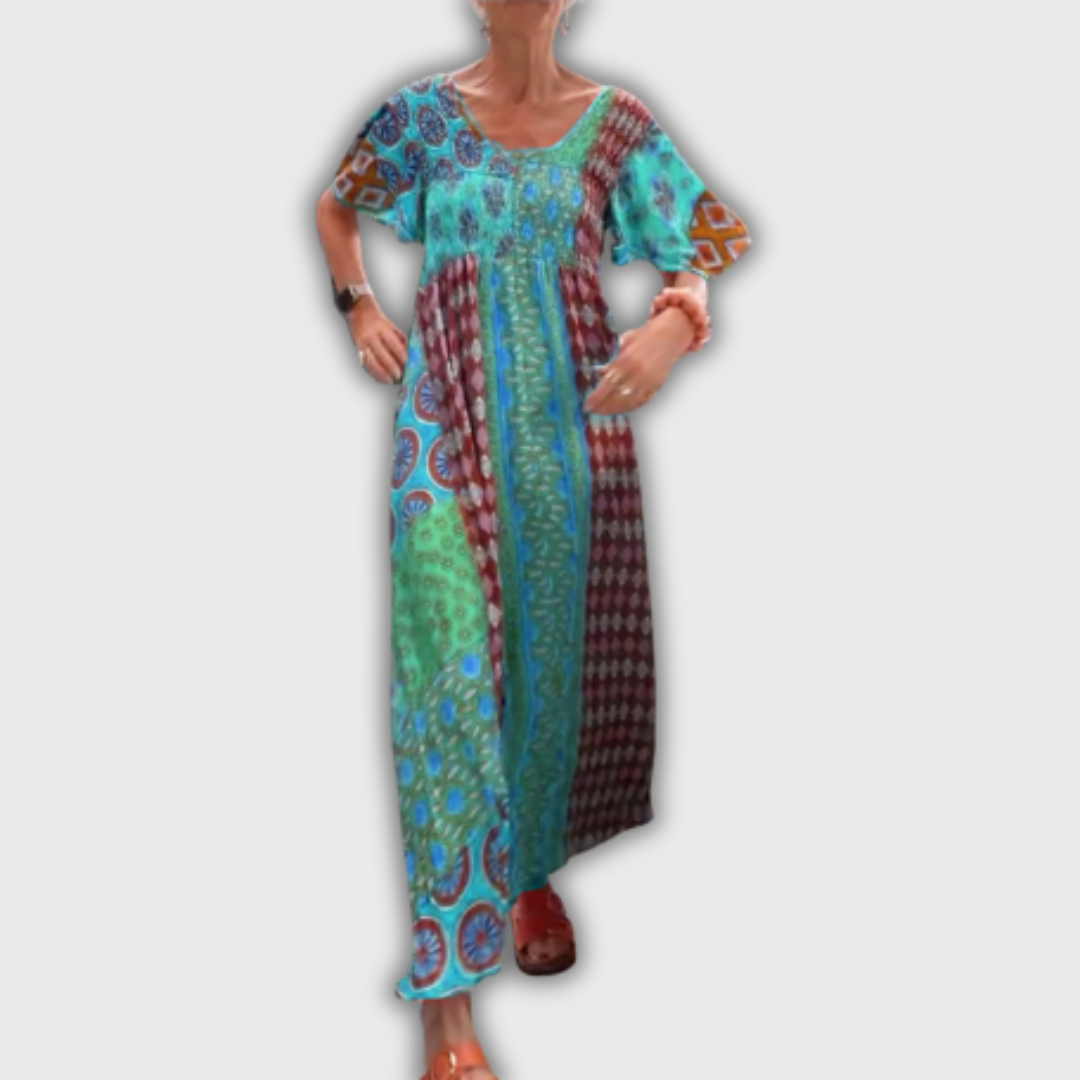 Poppy - Vestido Midi Paisley Elegante