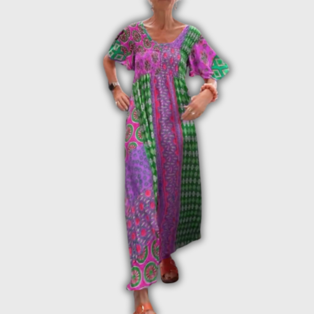 Poppy - Vestido Midi Paisley Elegante