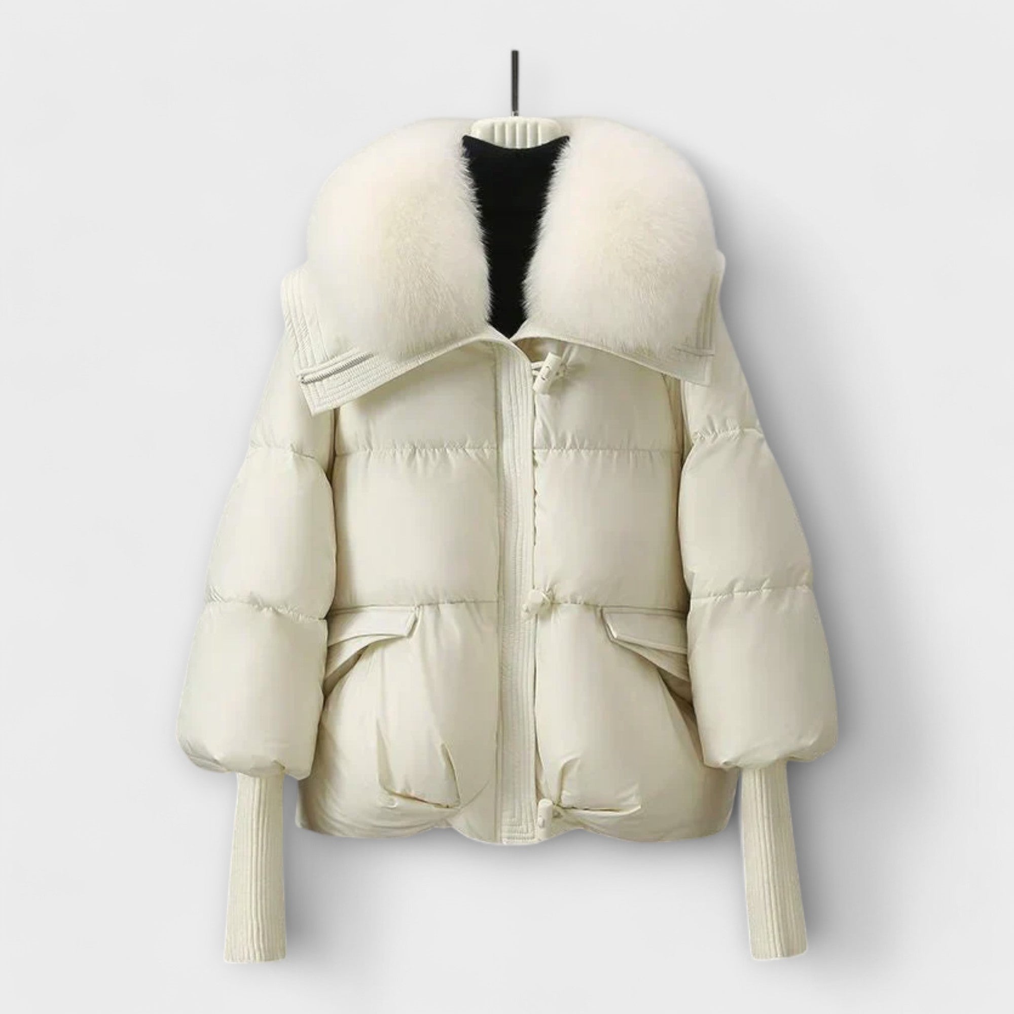 Lucyna - Elegante Chaqueta con Piel