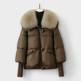 Lucyna - Elegante Chaqueta con Piel