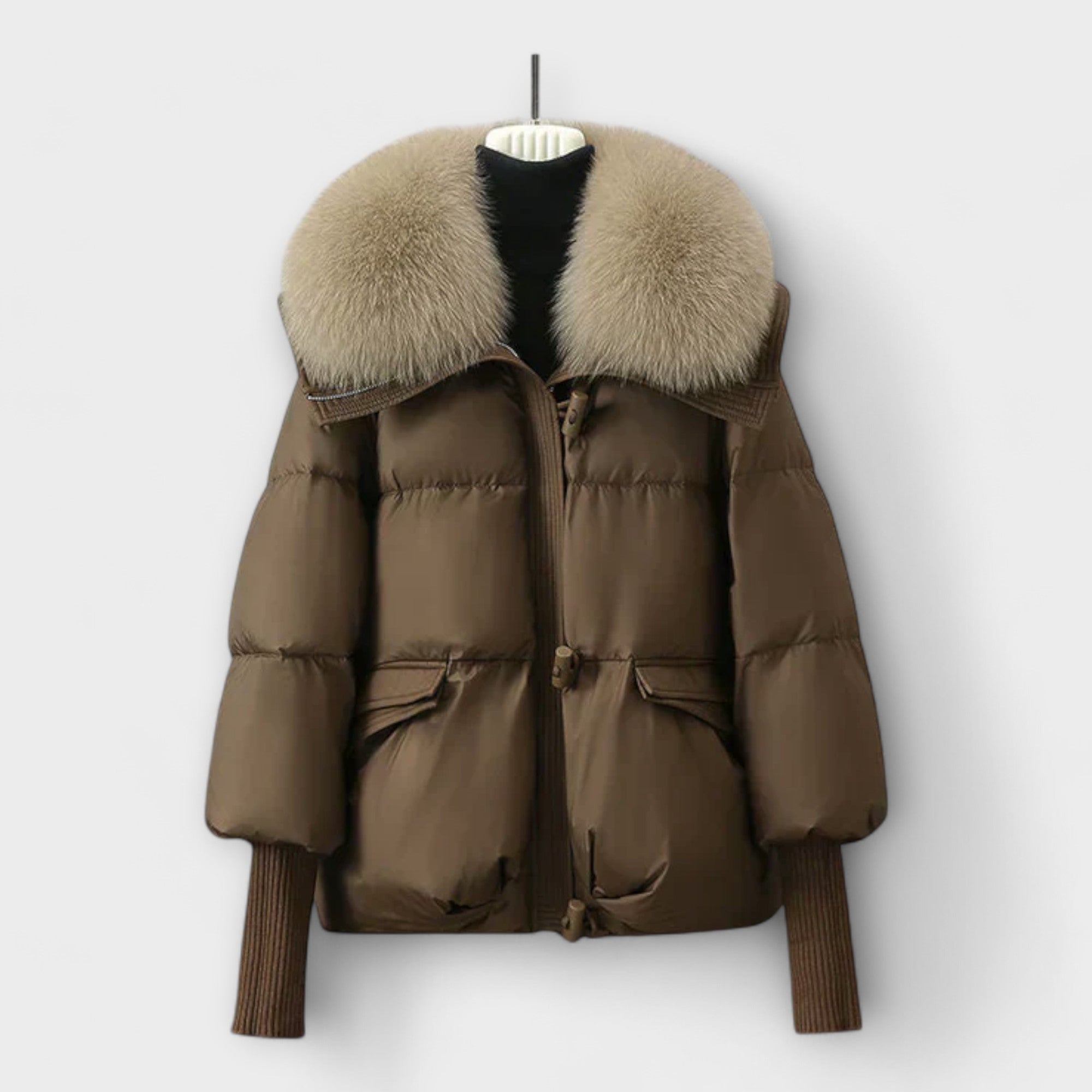 Lucyna - Elegante Chaqueta con Piel