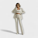 Selina - Conjunto de 3 piezas elegante (Blazer, Top, Pantalones)