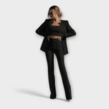 Selina - Conjunto de 3 piezas elegante (Blazer, Top, Pantalones)