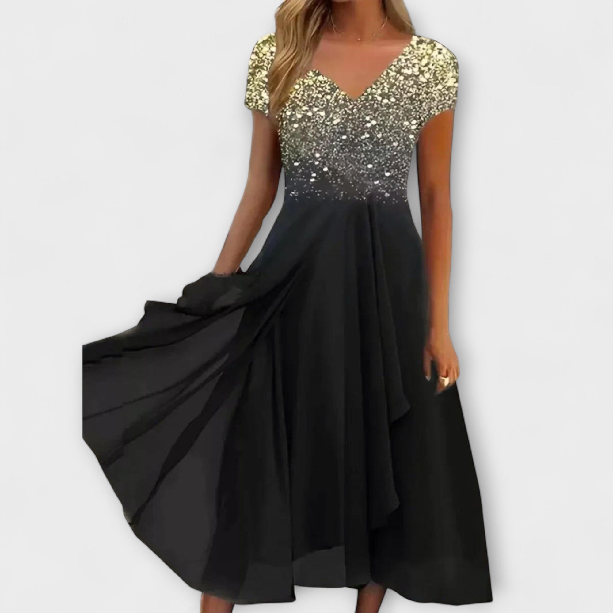 Lara - Vestido de fiesta de gasa