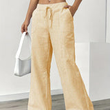 Alina™ | Elegantes pantalones a rayas con bolsillos