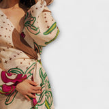 Tracey - Vestido Maxi con Lazo en la Cintura