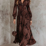 Vestido maxi silueta definida