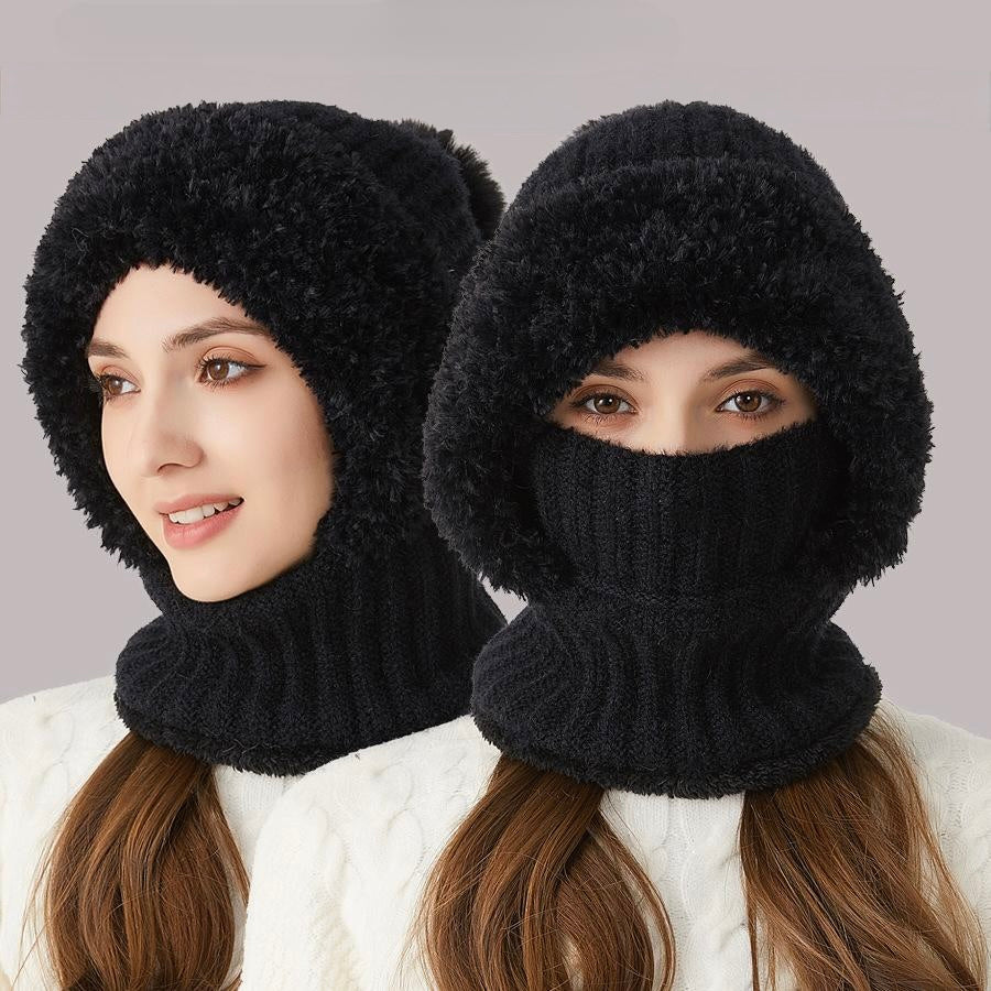 Amélie | Gorro Fluffy Acogedor con Pompón
