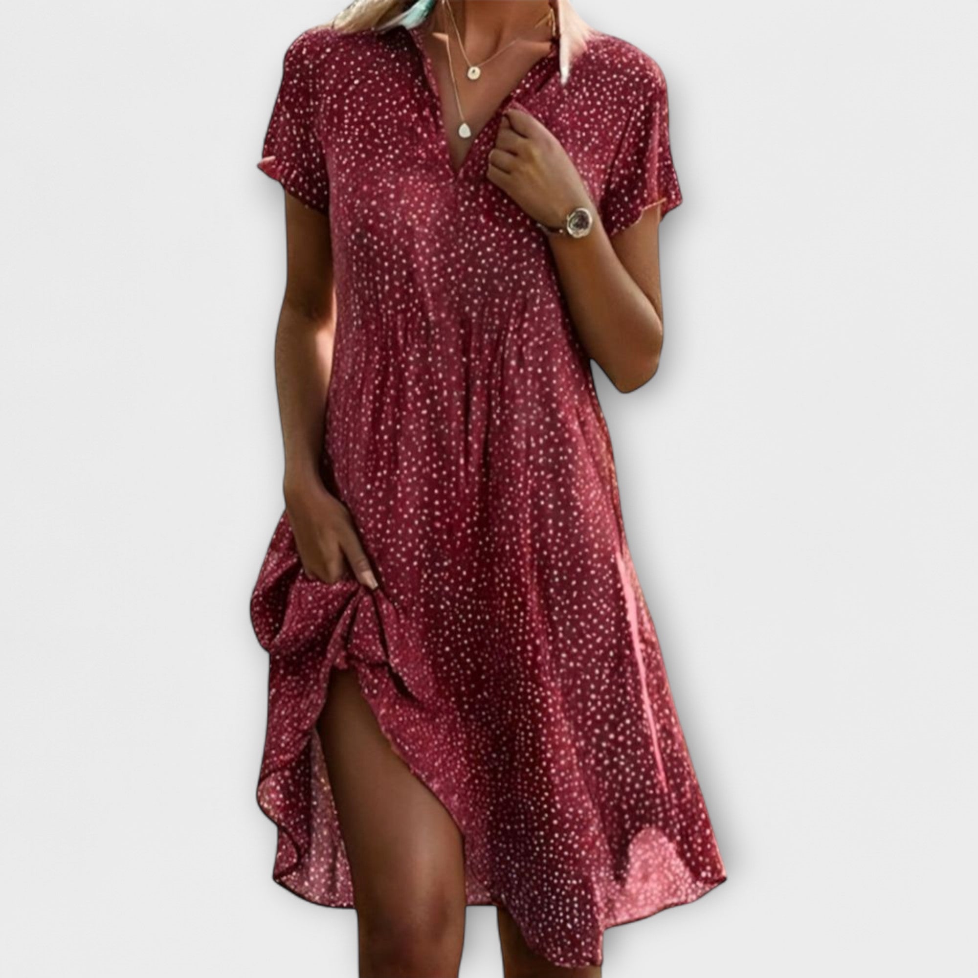 Sofía - Vestido de verano acampanado de estilo atemporal