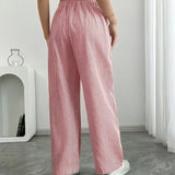 Alina™ | Elegantes pantalones a rayas con bolsillos