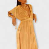 Vestido maxi tipo quimono estilo griego