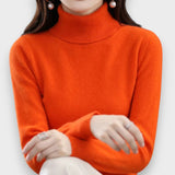 Zoey | Jersey de cuello alto de cachemir
