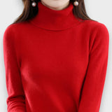 Zoey | Jersey de cuello alto de cachemir