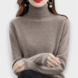 Zoey | Jersey de cuello alto de cachemir