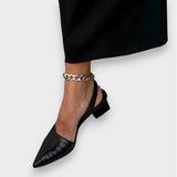 Dorothea | Zapatos ortopédicos de tacón destalonado con punta fina