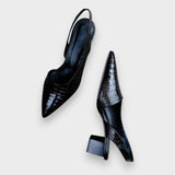 Dorothea | Zapatos ortopédicos de tacón destalonado con punta fina