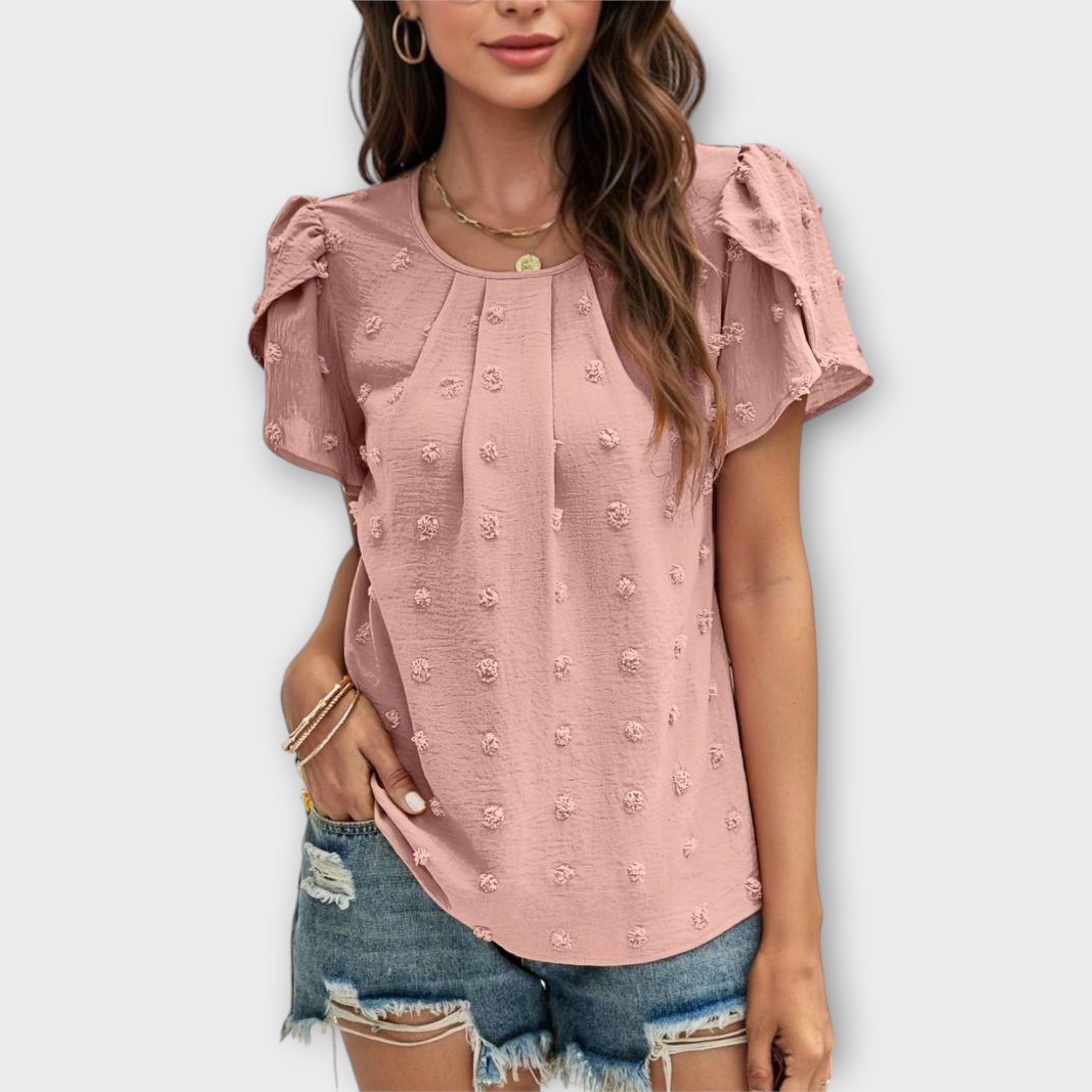 Charlotte – La Blusa de Puntos Perfecta