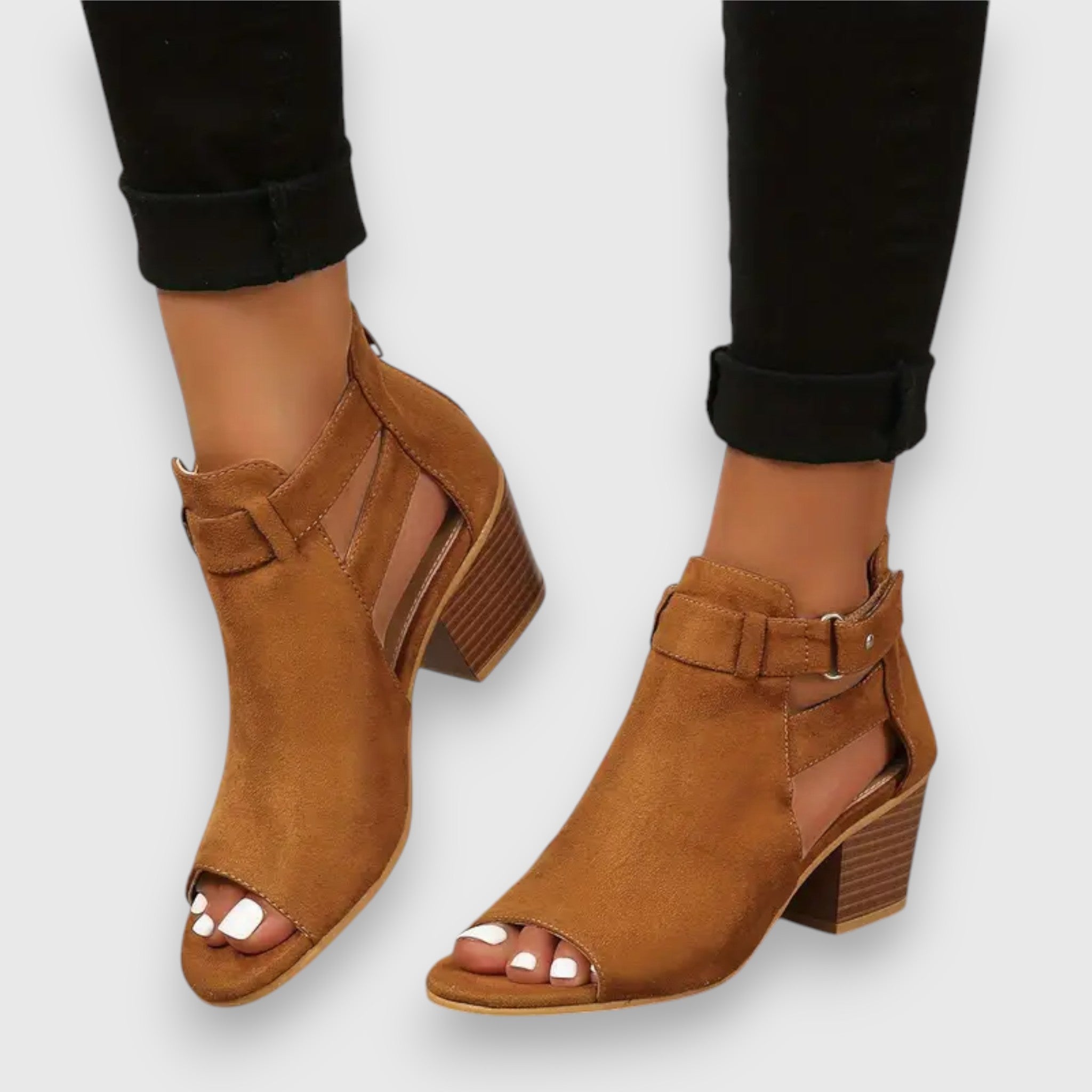 Nadine – Sandalia con Tacón Ancho