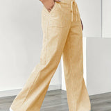 Alina™ | Elegantes pantalones a rayas con bolsillos