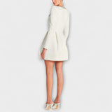 Wren - Minivestido de terciopelo con adornos de pedrería