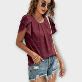 Charlotte – La Blusa de Puntos Perfecta
