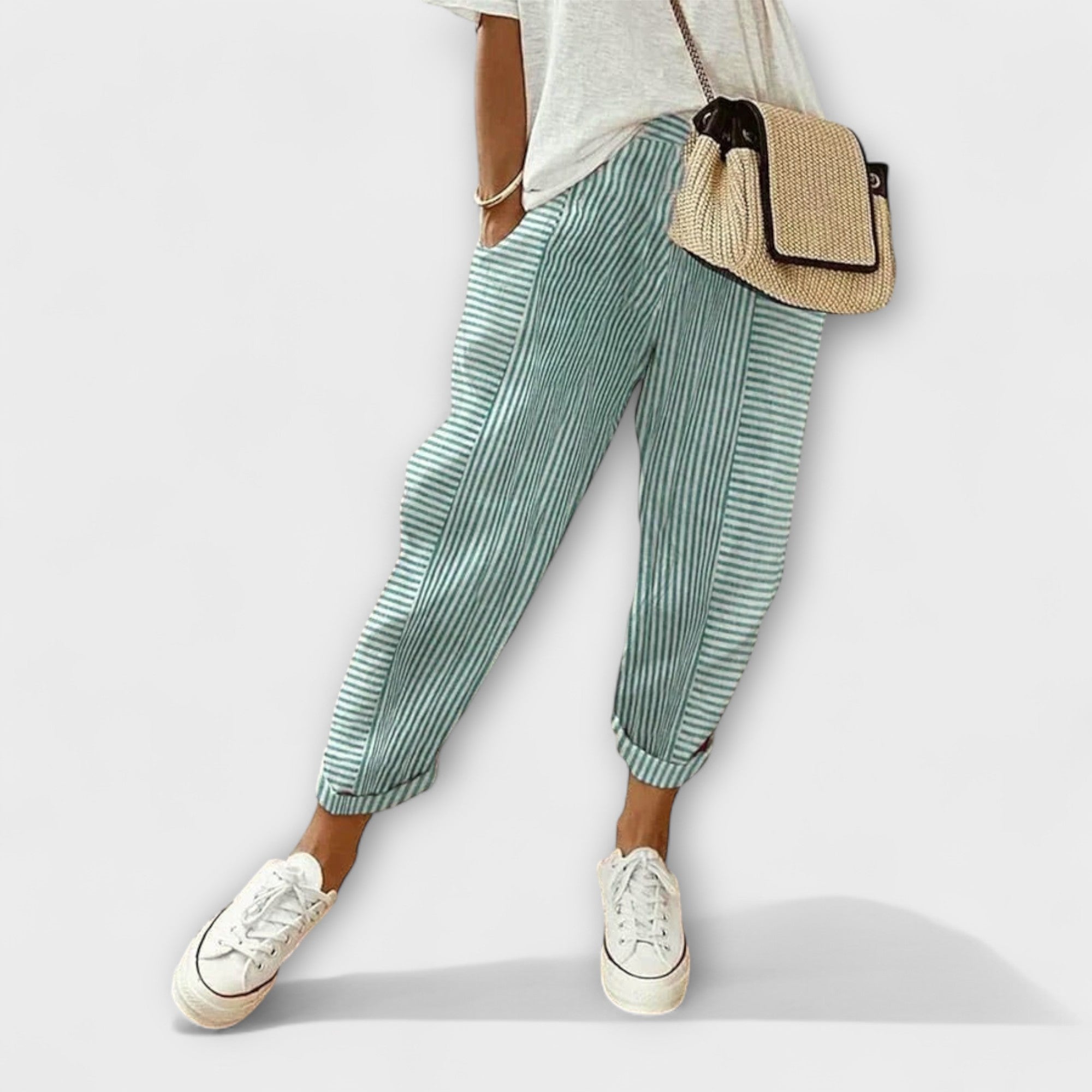 Sanne – Pantalones a rayas Bequemi