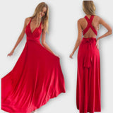 Zara - Vestido largo cruzado