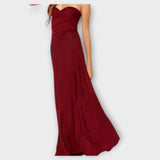 Zara - Vestido largo cruzado