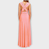 Zara - Vestido largo cruzado