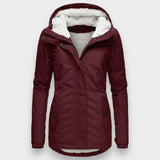Chloé | Chaqueta larga de forro polar de otoño
