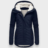 Chloé | Chaqueta larga de forro polar de otoño