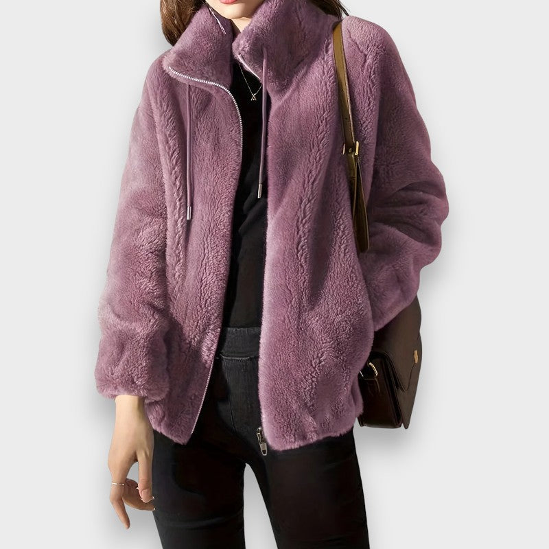 Delphine | Chaqueta cómoda con cremallera