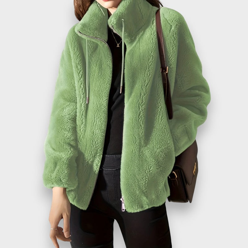 Delphine | Chaqueta cómoda con cremallera