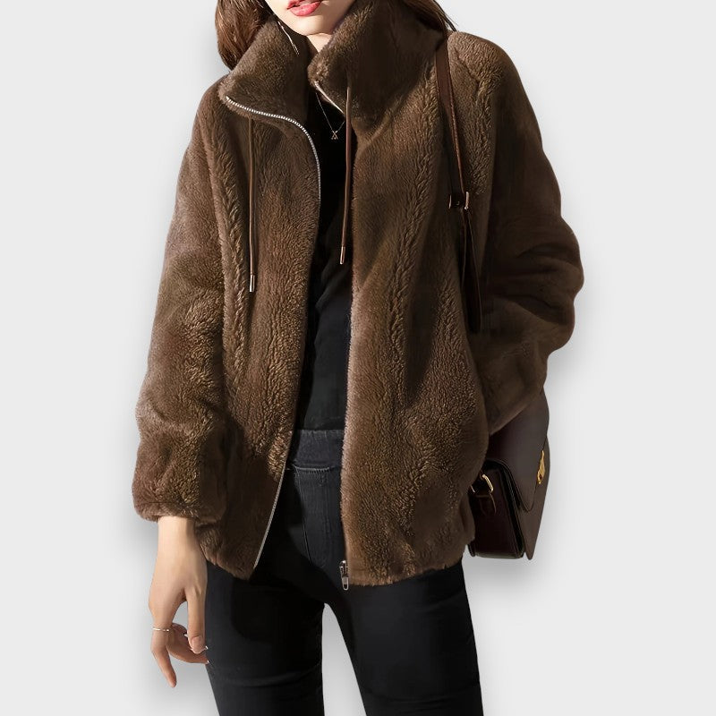 Delphine | Chaqueta cómoda con cremallera
