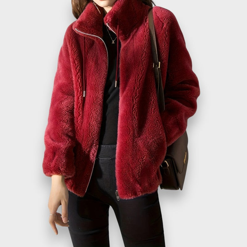 Delphine | Chaqueta cómoda con cremallera