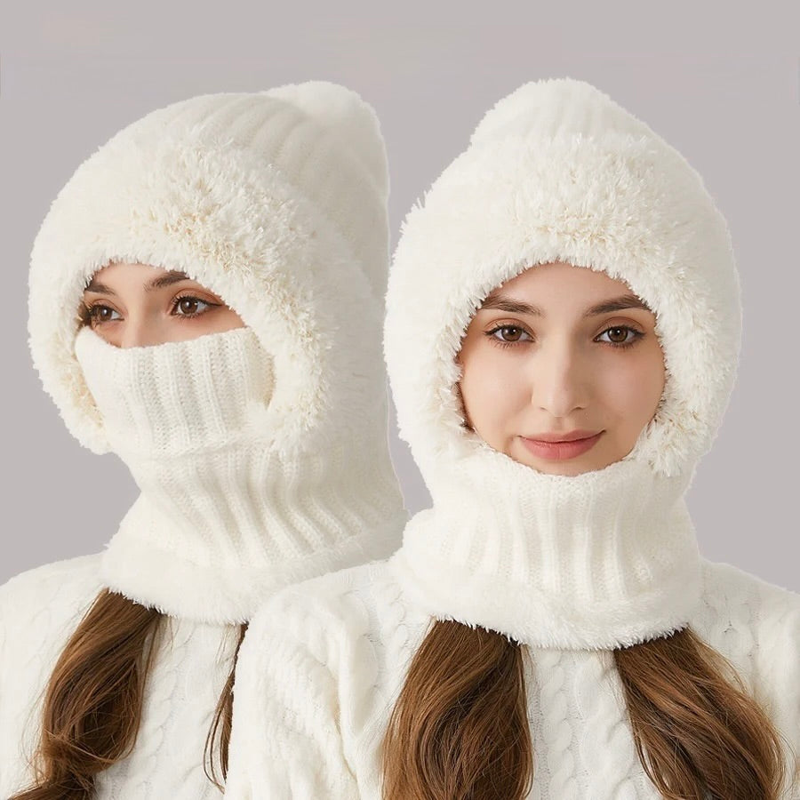 Amélie | Gorro Fluffy Acogedor con Pompón