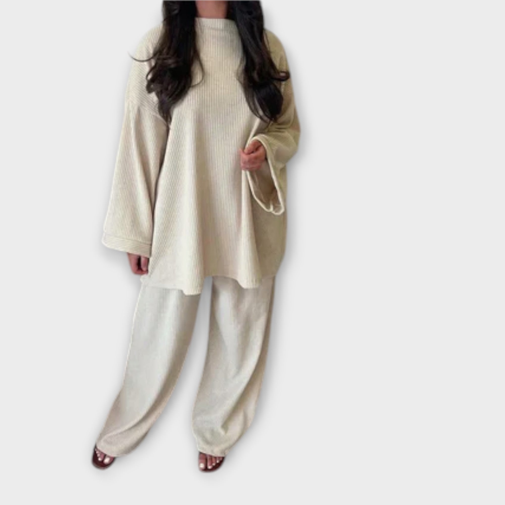 Ingrid - Conjunto Tallas Grandes - Estilo Acanalado