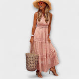Lola - Maxivestido con encaje bohemio