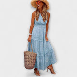 Lola - Maxivestido con encaje bohemio