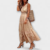 Lola - Maxivestido con encaje bohemio