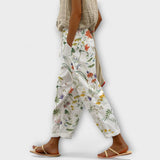 Airish – Pantalones casuales con botones estampados distintivos