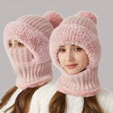Amélie | Gorro Fluffy Acogedor con Pompón