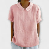 Lia - Blusa de Manga Corta