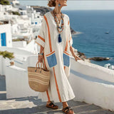 Maxi vestido "Solène" Ideal para escapadas al mar