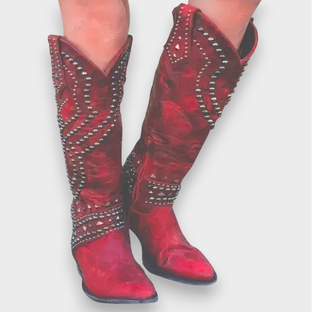 Mia | Botas altas de estilo western
