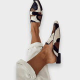 Marlis | Mocasín con Estampado Abstracto