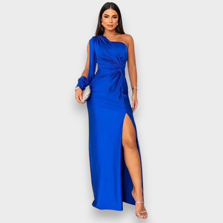 Zarra | Vestido maxi elegante de un solo hombro
