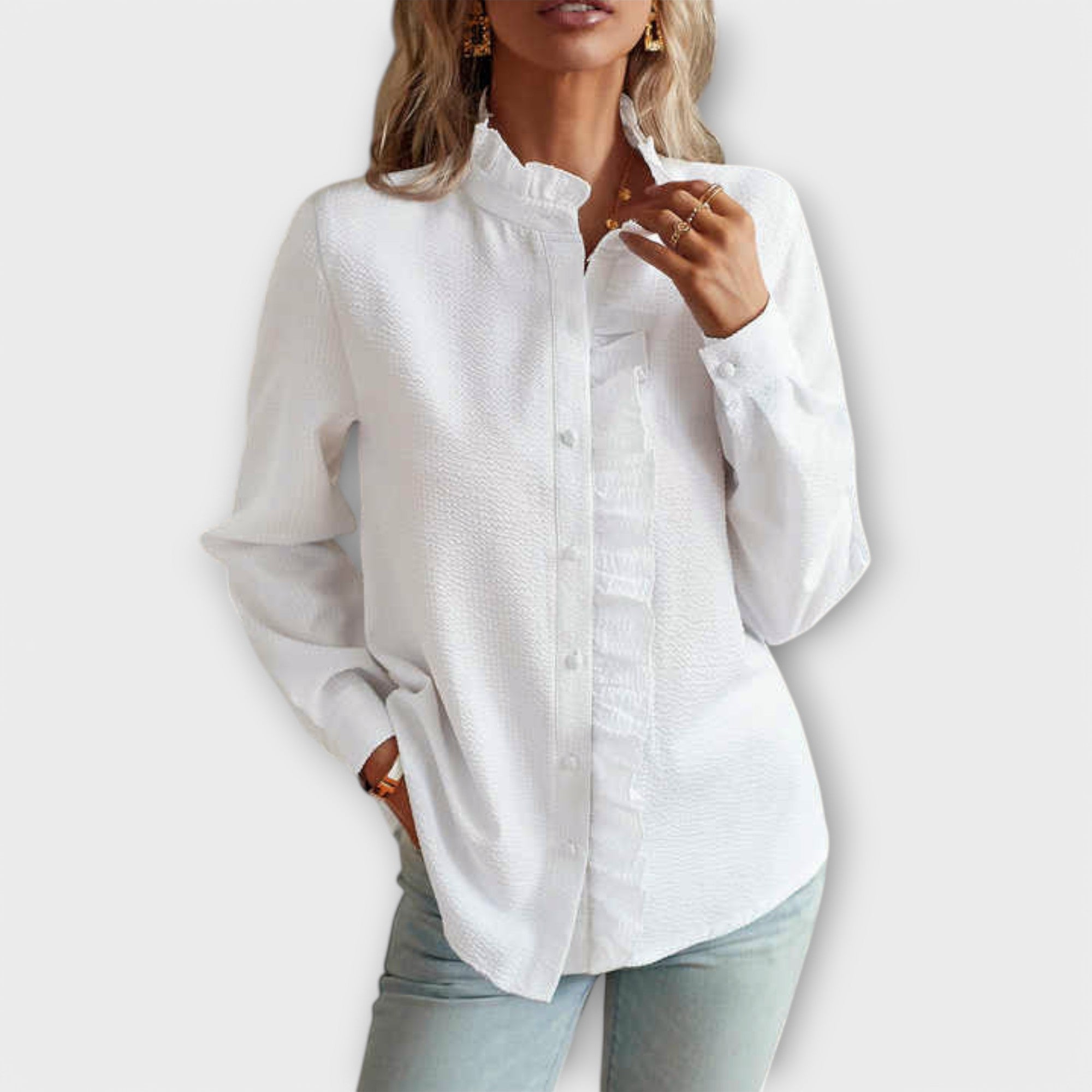 Lily - Blusa elegante de manga larga