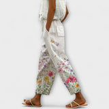 Airish – Pantalones casuales con botones estampados distintivos